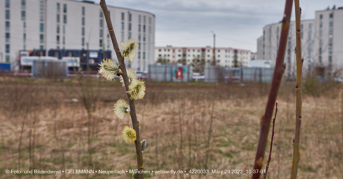 29.03.2023 - Baustelle REVO und Umgebung in Neuperlach